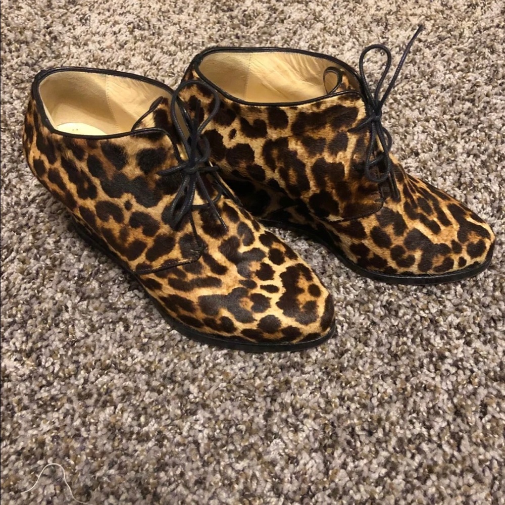 Christian Louboutin Leopard Print booties